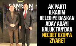AK Parti İlkadım Belediye Başkan Aday Adayı Haluk Tan'dan Necdet Uzun'a ziyaret