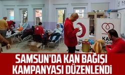 Samsun'da kan bağışı kampanyası düzenlendi