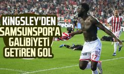 Kingsley'den Samsunspor'a galibiyeti getiren gol 