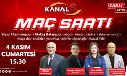 Yılport Samsunspor - Atakaş Hatayspor maç heyecanı Maç Saati ile Kanal S ekranlarında
