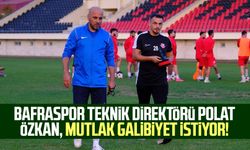 Bafraspor Teknik Direktörü Polat Özkan, mutlak galibiyet istiyor!