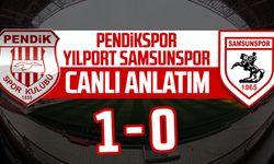 Pendikspor - Samsunspor maçı canlı anlatımı