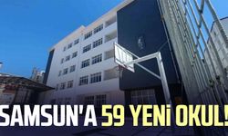 Samsun'a 59 yeni okul!