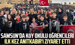 Samsun'da köy okulu öğrencileri ilk kez Anıtkabir'i ziyaret etti
