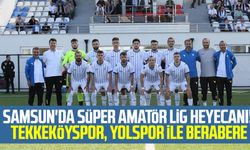 Samsun'da Süper Amatör Lig heyecanı! Tekkeköyspor, Yolspor ile berabere