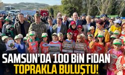 Samsun’da 100 bin fidan toprakla buluştu!