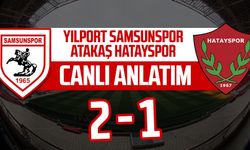 Samsunspor - Hatayspor maçı canlı anlatımı