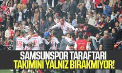 Samsunspor taraftarı takımını yalnız bırakmıyor!