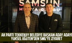 AK Parti Tekkeköy Belediye Başkan Aday Adayı Yüksel Öğüten'den SMG'ye ziyaret