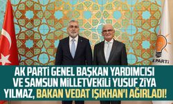 AK Parti Genel Başkan Yardımcısı ve Samsun Milletvekili Yusuf Ziya Yılmaz, Bakan Vedat Işıkhan'ı ağırladı!
