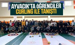 Ayvacık'ta öğrenciler Curling ile tanıştı 
