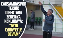Çarşambaspor Teknik Direktörü Zekeriya Köklükaya: "Aynı ciddiyetle devam"