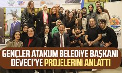 Gençler Atakum Belediye Başkanı Av. Cemil Deveci’ye projelerini anlattı