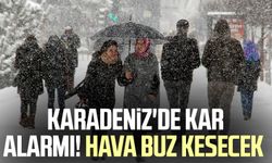 Karadeniz'de kar alarmı! Hava buz kesecek