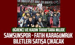 Yılport Samsunspor - Fatih Karagümrük biletleri satışa çıkacak: Öğrenci ve kadın taraftara müjde