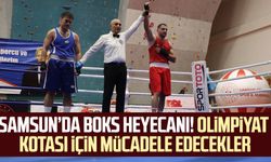 Samsun’da boks heyecanı! Olimpiyat kotası için mücadele edecekler