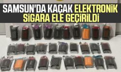 Samsun'da kaçak elektronik sigara ele geçirildi