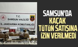 Samsun'da kaçak tütün satışına izin verilmedi