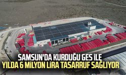 Samsun'da kurduğu GES ile yılda 6 milyon lira tasarruf sağlıyor