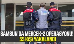 Samsun'da "Mercek-2 Operasyonu"nda 55 kişi yakalandı