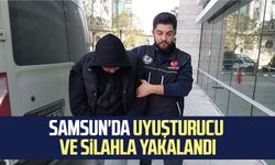 Samsun'da uyuşturucu ve silahla yakalandı