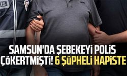 Samsun'da şebekeyi polis çökertmişti! 6 şüpheli hapiste