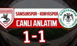 Yılport Samsunspor - TÜMOSAN Konyaspor maçı canlı anlatımı