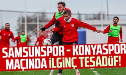 Samsunspor - Konyaspor maçında ilginç tesadüf!