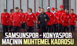 Samsunspor - Konyaspor maçının muhtemel kadrosu