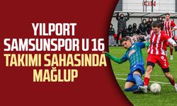 Yılport Samsunspor U 16 takımı sahasında mağlup 