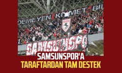 Samsunspor'a taraftardan tam destek 