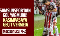 Samsunspor'dan gol yağmuru! Kasımpaşaya geçit vermedi