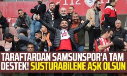 Taraftardan Samsunspor'a tam destek! Susturabilene aşk olsun