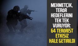 Mehmetçik, terör hedeflerini tek tek vuruyor: 64 terörist etkisiz hale getirildi