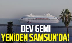 Dev gemi yeniden Samsun'da! Yüzlerce Rus turist kenti gezecek