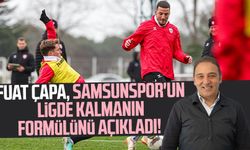 Fuat Çapa, Samsunspor'un ligde kalmanın formülünü açıkladı!