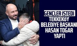 Gençler istedi Tekkeköy Belediye Başkanı Hasan Togar yaptı