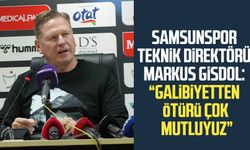 Samsunspor Teknik Direktörü Markus Gisdol: “Galibiyetten ötürü çok mutluyuz”