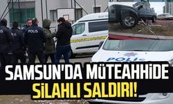Samsun Atakum'da müteahhide evinin önünde silahlı saldırı!