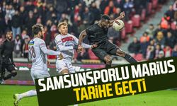 Samsunsporlu Marius tarihe geçti 