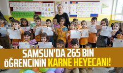 Samsun'da 265 bin öğrencinin karne heyecanı!