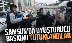 Samsun'da uyuşturucu baskını! Tutuklandılar