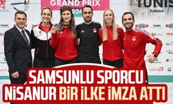 Samsunlu sporcu Nisanur bir ilke imza attı 