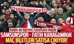 Yılport Samsunspor - Fatih Karagümrük maç biletleri satışa çıkıyor! Kadın ve öğrenci taraftara müjde 