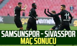 Samsunspor - Sivasspor maç sonucu