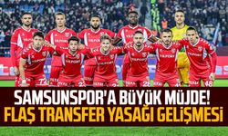 Samsunspor'a büyük müjde! Flaş transfer yasağı gelişmesi