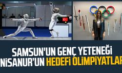 Samsun'un genç yeteneği Nisanur Erbil’in hedefi olimpiyatlar