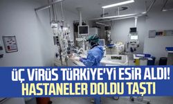Üç virüs Türkiye'yi esir aldı! Hastaneler doldu taştı
