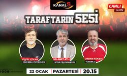 Taraftarın Sesi Kanal S ekranlarında sizlerle 22 Ocak Pazartesi
