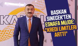 Atakum Esnaf Sanatkar Kredi Kefalet Kooperatifi Başkanı Metin Sinecek'ten esnafa müjde: "Kredi limitleri arttı"